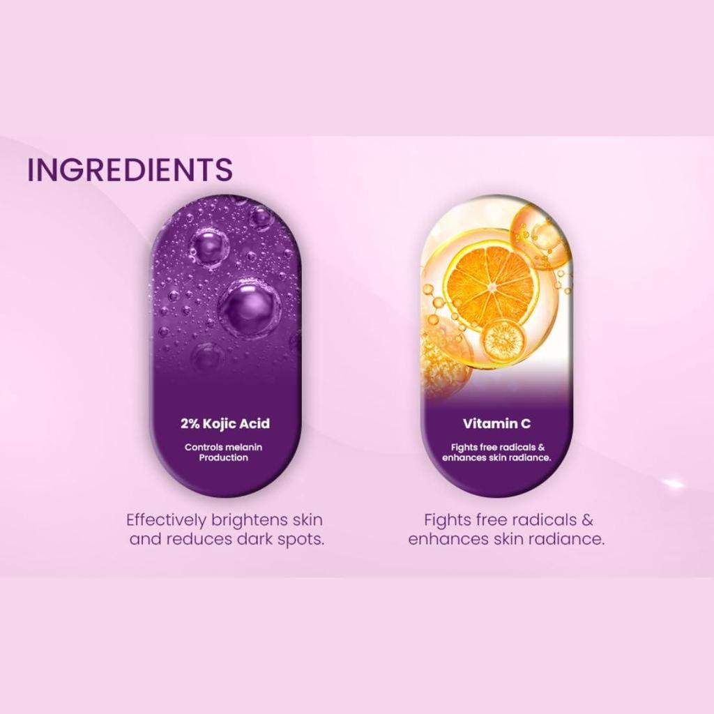 Crema de Ácido Kojico al 2% y Vitamina C 20g | Fórmula Avanzada para Pigmentación, Manchas Oscuras, Manchas de la Edad, Marcas de Acné y Tono de Piel Desigual