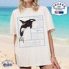 Orca Komfortfarben T-Shirt, Meeresbiologie T-Shirt