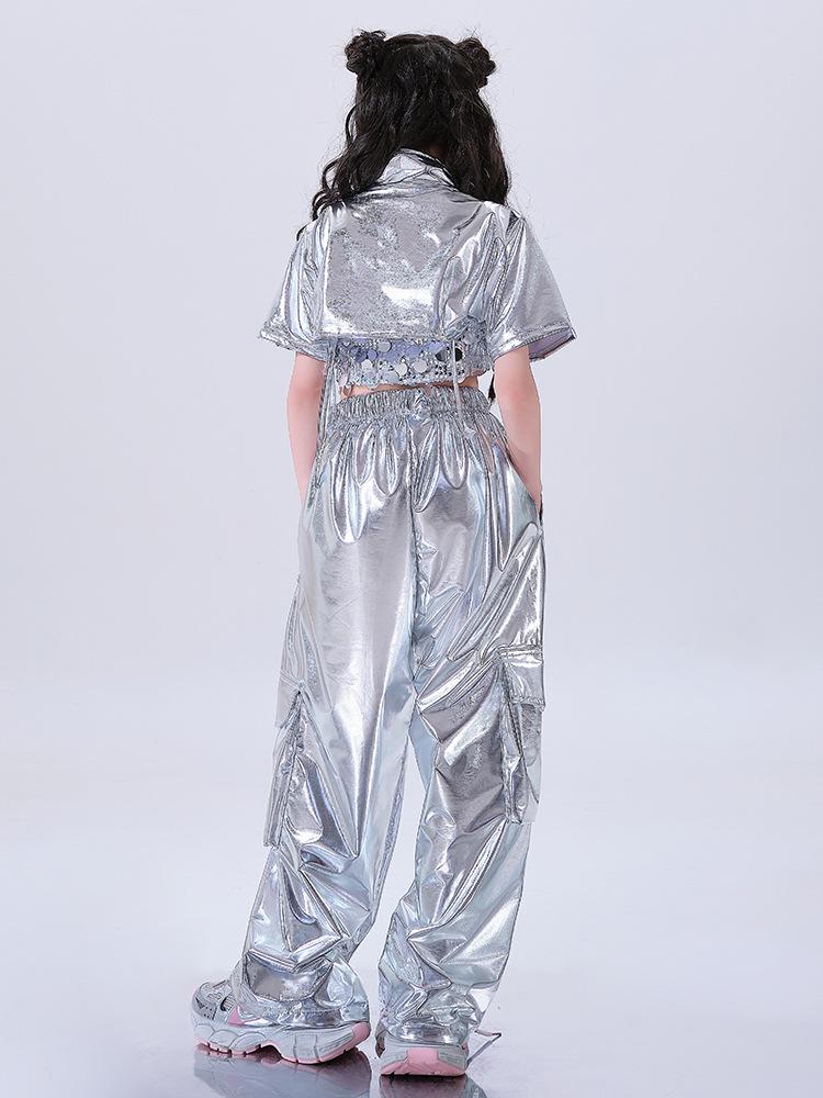 Μοντέρνα Στολή Τζαζ Χορού για Κορίτσια - Δροσερή Μοντέρνα Καλοκαιρινή Στολή Παράστασης για Χορό σε Στυλ Δρόμου.