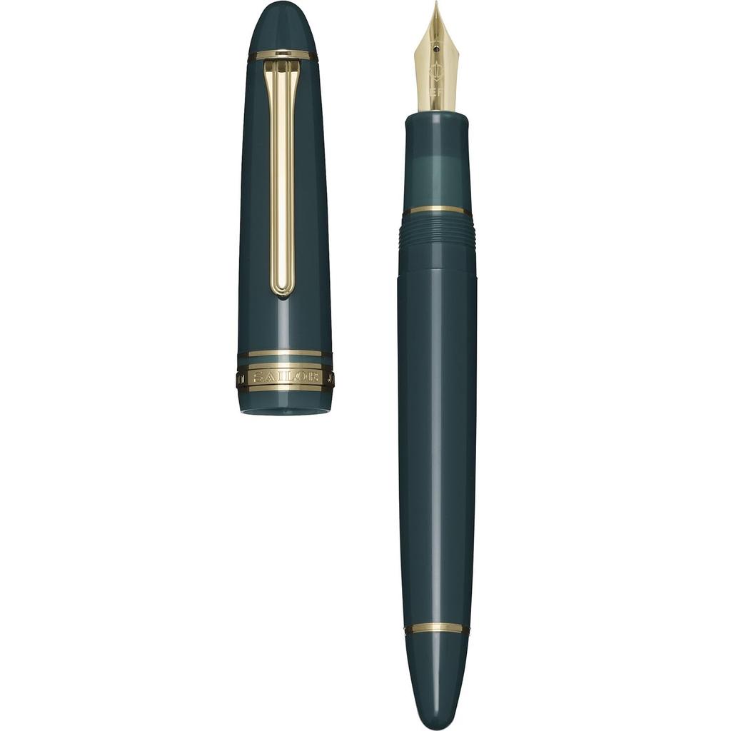 Sailor Profit Casual L Basis Gold Trim Fountain Clear Made In Medium Fine Pen, Green, Japan, Tip, 11-0822-360