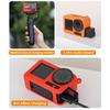 Durability Silicone Case For Action 5Pro Cameras, Easy Grip With Comfortable Lanyard Adventure Sport Camera Accessories