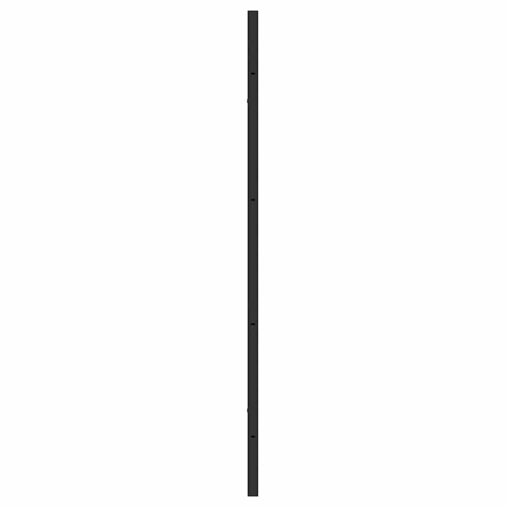 Black Shower Screen 68 X 130 Cm Tempered Glass