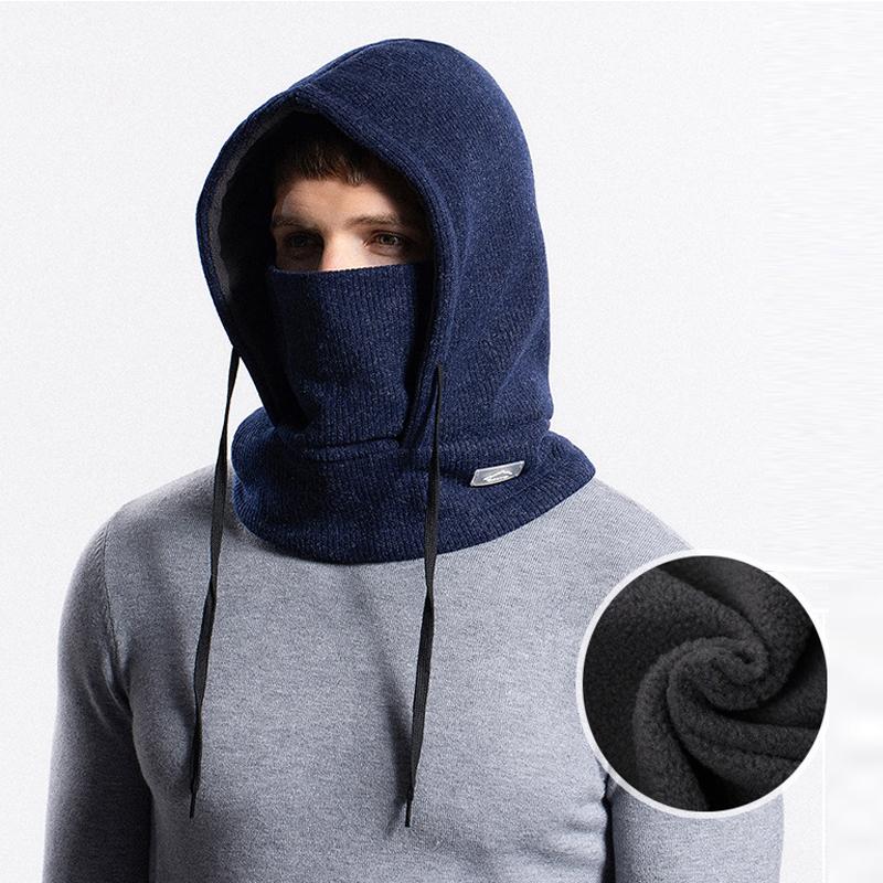 Zimní venkovní zateplená kšiltovka pro rodiče Muži Ženy Cyklistika Lyžování Muži Kšiltovka Velvet Ochrana krku Vše v jednom Čepice Skullies Beanies