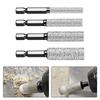 4pcs Hole Opener Vacuum Brazed Dry Drill Bit 6/8/10/12mm Hole Cutter Hex Handle Grinding Trimming Tile Marble Drilling Drill Bit