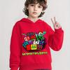 Geometry Dash Hoodie für Kinder Anime Mode Pullover Baby Mädchen Cartoon Jacken Jungen Herbst Kapuzenpullover Kinderkleidung