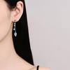 S925 Sterling Silver Tassel Earrings: High-End Moissanite Ear Ornaments and Studs for Women