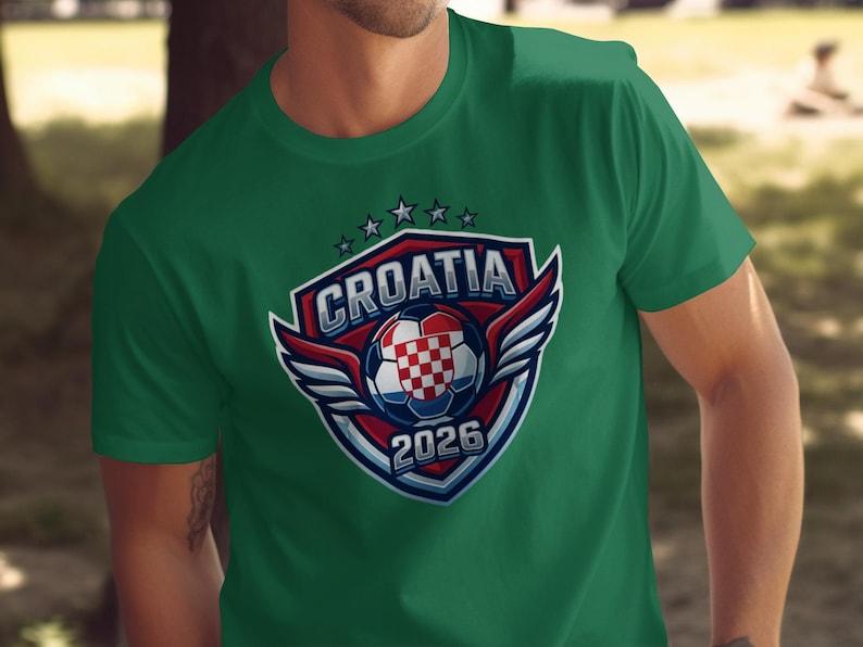 Croatia 2026 World Cup T-Shirt | Football Fan Dad Tee L