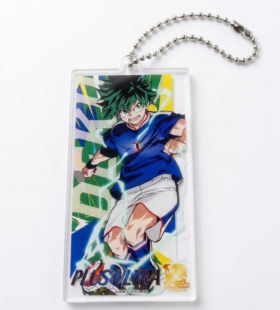 My Hero Academia Izuku Midoriya Acrylic Key Chain Japan Football Team Ver soccer