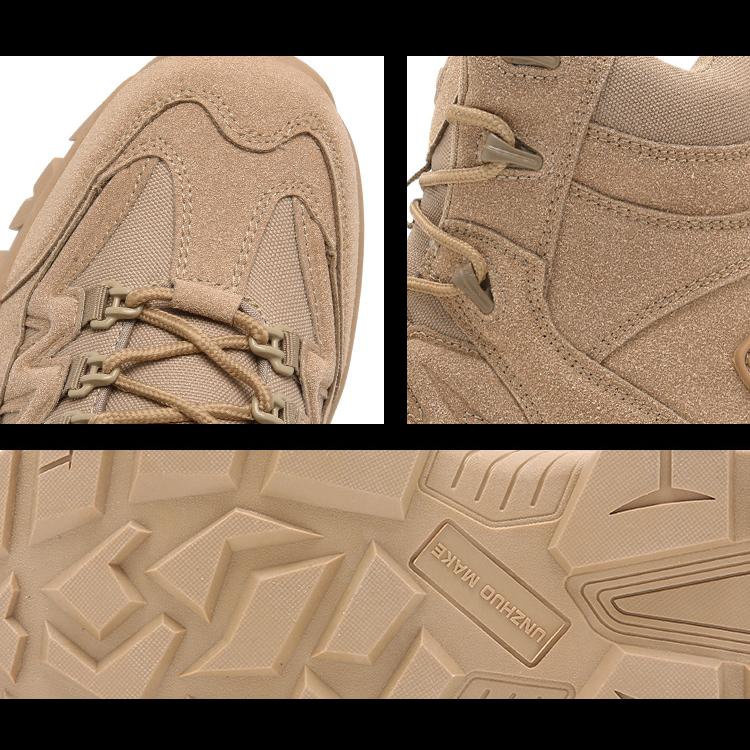 Velké pánské outdoorové turistické boty Vojenské boty