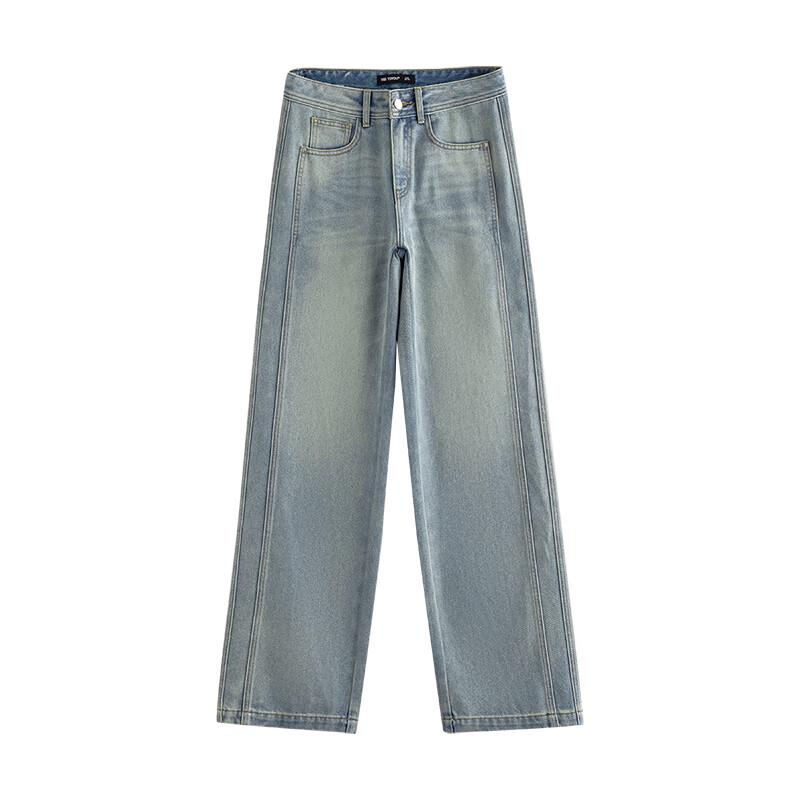 Chuyu Women's 2025 Summer Acetate Blend Wide-Leg Jeans