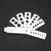 Jewellers Tools Diamond Gemstone Fan Measuring Tool Round Gem Gauge Multipurpose for Stone Jewelry Measuring Tool
