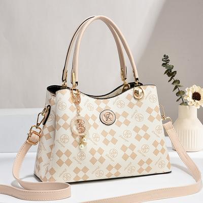 Latest Design Multi-layer Printed Handbag Trendy Style Trend Women's Bag High-grade Sense Large Size Capacity Shoulder Bag Crossbody Bag