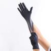 Kitchen Gloves Food Safe Black Disposable Cooking Nitrile Vinyl Blend Latex Free Powder Free Household Durable Protective Gloves