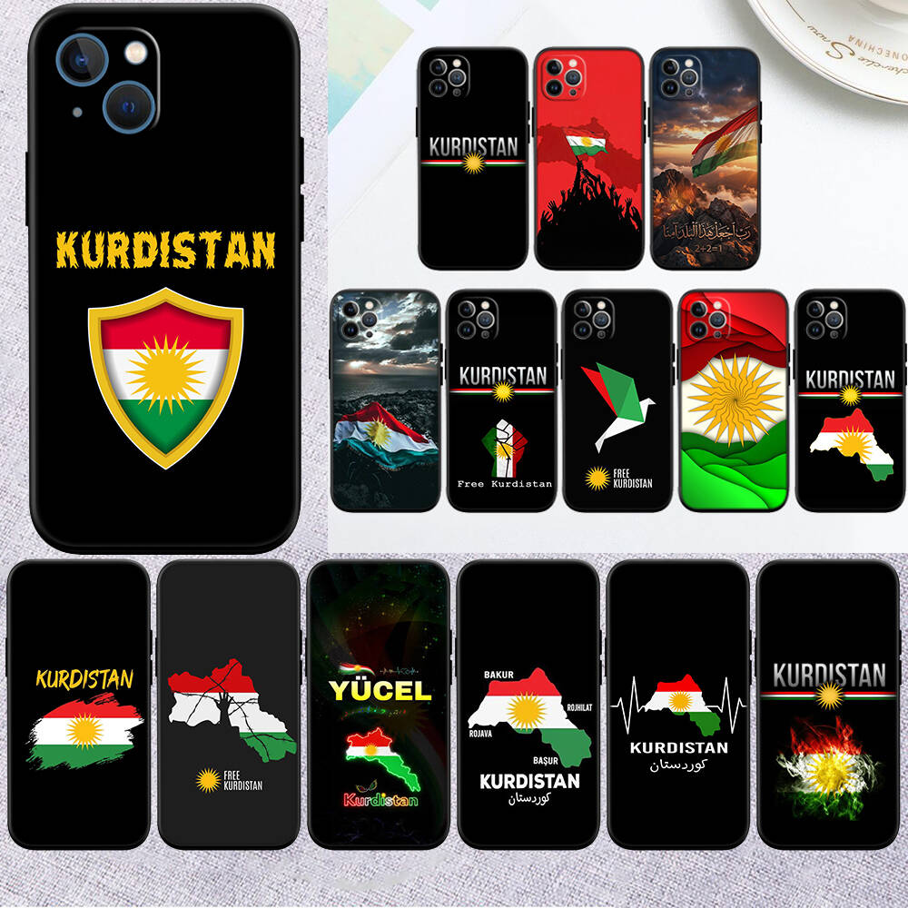 RT12 Kurdistan Flag Phone Case for Motorola Moto Edge 60 60s 70 G86 G56 G54 E14 G04S G45 G54 G64 S30 S50 X30 X40 X50 Pro Power Tylus
