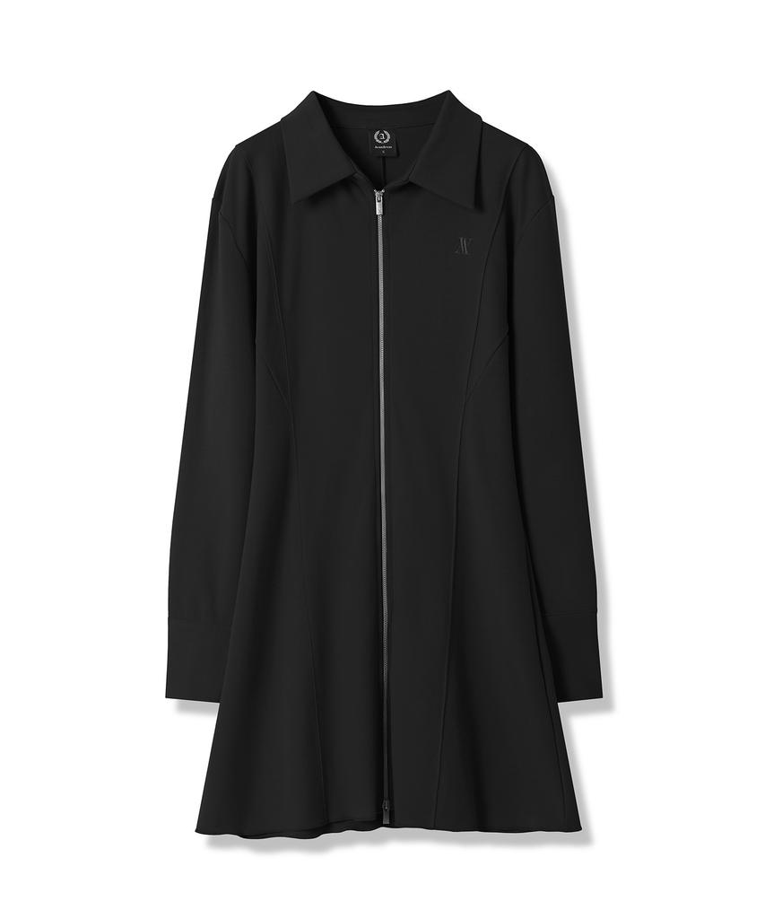 Urban Dress Sopy Collar Long-Sleeve Dress - 4Col