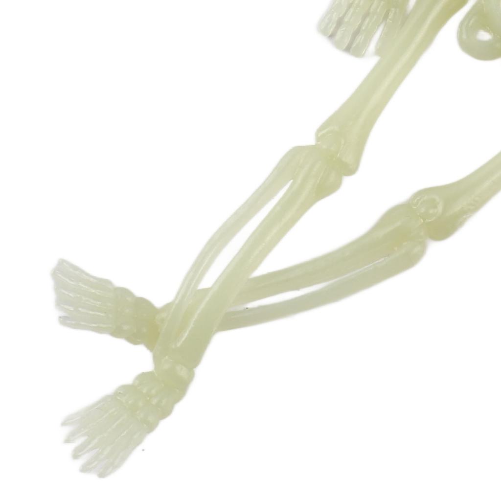 Glowing In The Dark Halloween Skeleton Decor Luminous Lifelike Skeleton Model for Front Lawn