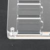Acrylic Card Slot Storage Case, Lightweight Tabletop Decor, Portable, , Multifunctional, Compact