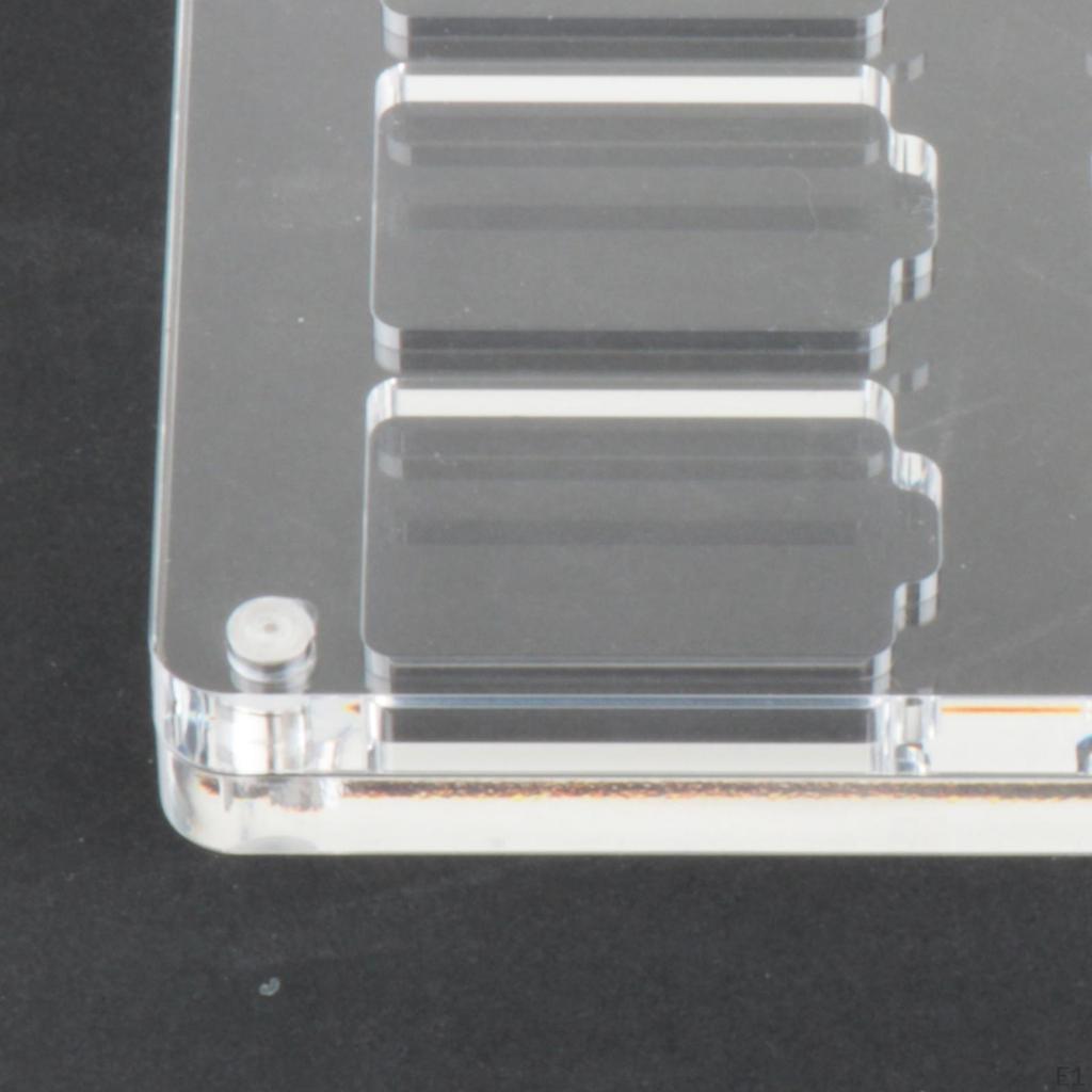 Acrylic Card Slot Storage Case, Lightweight Tabletop Decor, Portable, , Multifunctional, Compact