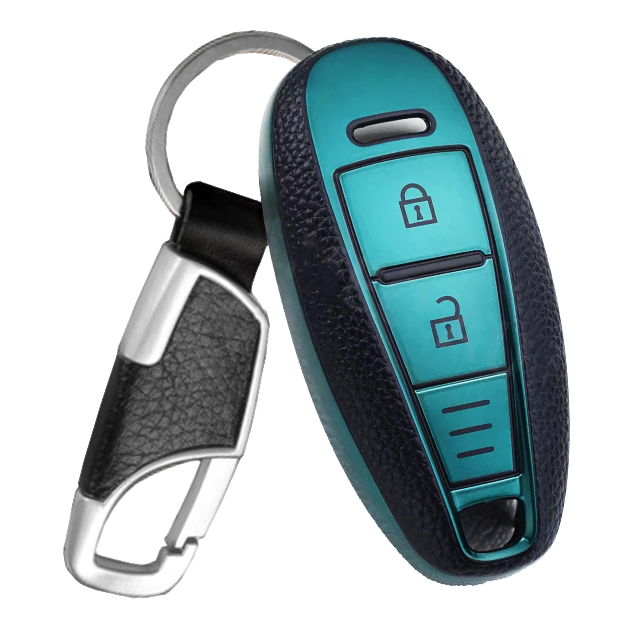 

Чехол для ключа автомобиля Suzuki с держателем для ключей, из ТПУ, похожего на кожу, совместимый с SX4 S-CROSS YA22S/YB22S