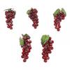 Convenient Arranging Sets Artificial Grape Clusters PVC Grape Bunches