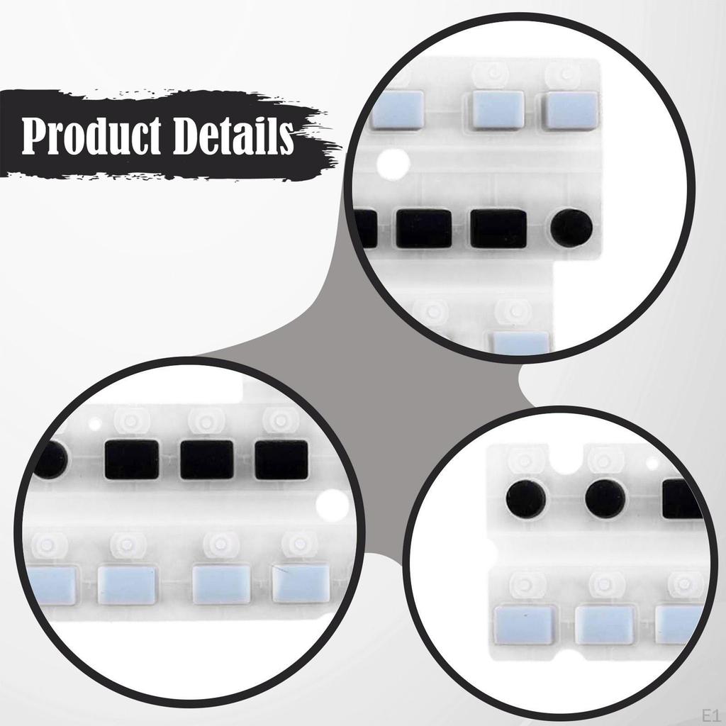 Electronic Keyboard Keys, Conductive Rubber Keypad, for Practice