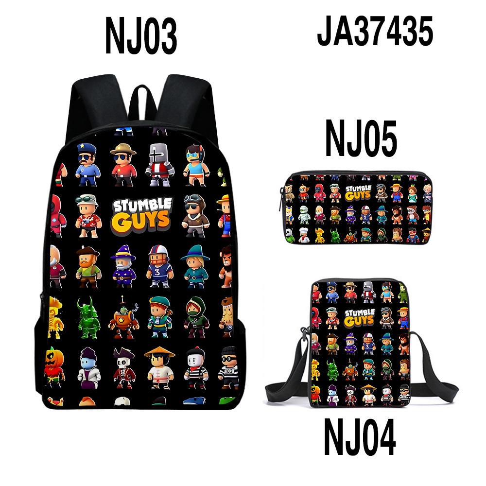 

Collision party schoolbag European and American hot-selling animation schoolbag student schoolbag children s backpack anti-splashing water pencil case