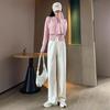 2024 Women's European Cotton High-Waisted Wide-Leg Chenille Pants - Autumn Casual Wear