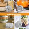 45388 Pcs Grater Cover for 70mm for Mason Jar Grater Stainless Steel Multipurpose Food