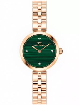 ZEGAREK DAMSKI DANIEL WELLINGTON Elan Lumine Malachit Różowe Złoto 22mm DW00100721 + PUDEŁKO (zw522c)