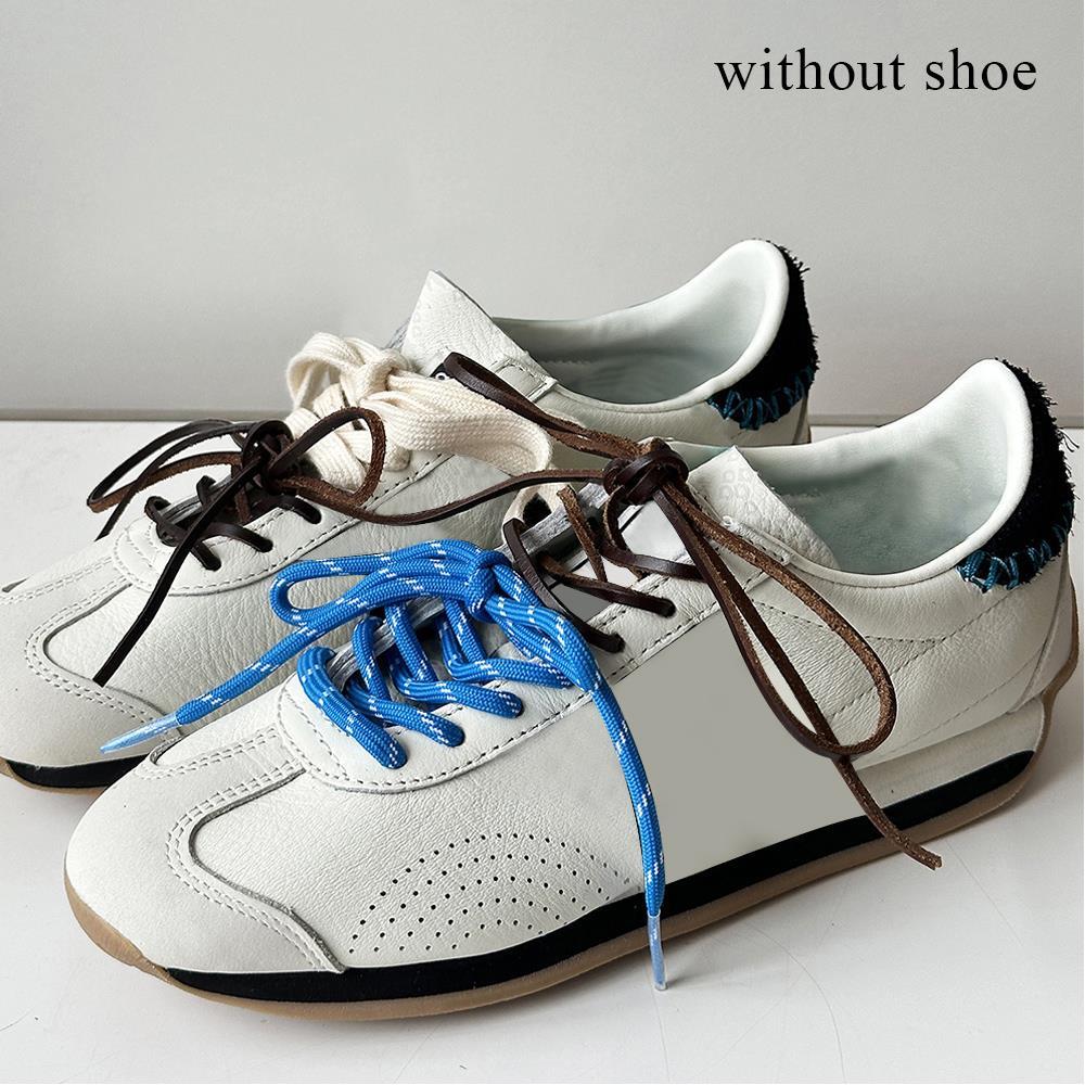 

4Pcs 100cm for miu Combination Training Shoes Laces Width Round Shoelaces For Canvas Casual Shoes Strings Sports Shoes Laces синий