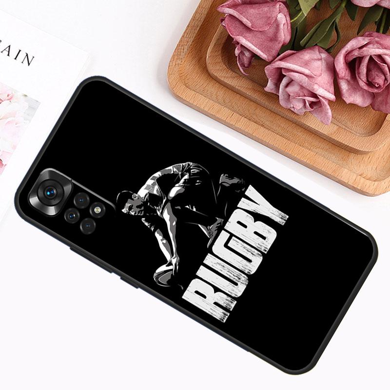 Rugby Case For Xiaomi Redmi Note 9 10 11 12 13 14 Pro 9S 10S 11S 12S Redmi 14C 13C 10C 12C Cover