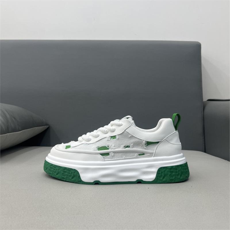 Summer New Light Luxury Old Style Thick Sole Comfortable Breathable Sports Tide Board Shoes Cds