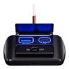 12V/24V Fast Charging Car Charger Dual USB Ports Quick Charge USB Outlet Panel Adapter with ON/OFF QC3.0 PD for Car RV Yacht Bus