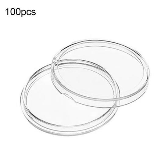 

100Pcs Coin Holder Reusable Lightweight Acrylic Mini Coin Holder for Coin Storage чистий