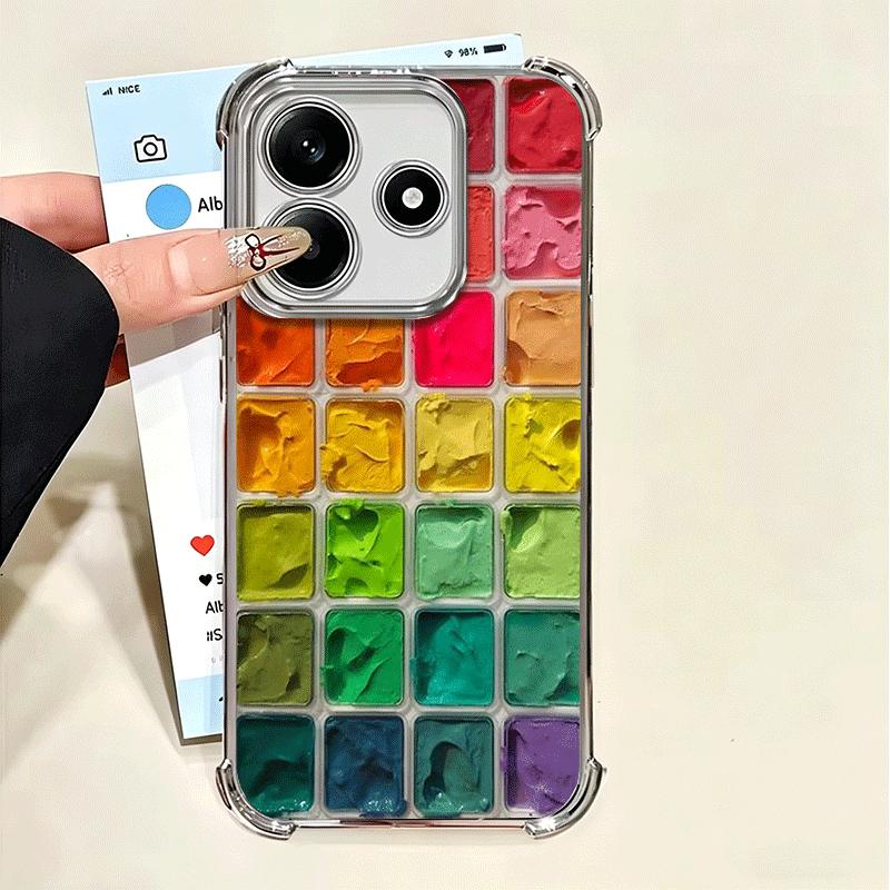 

Watercolors Set Paint Palette Soft Phone Case For Xiaomi Poco X7 X8 Pro Max X6 X5 X3 F8 Ultra F7 M8 M7 M5S Redmi 15C 15A 15 14C Xiaomi Poco X5
