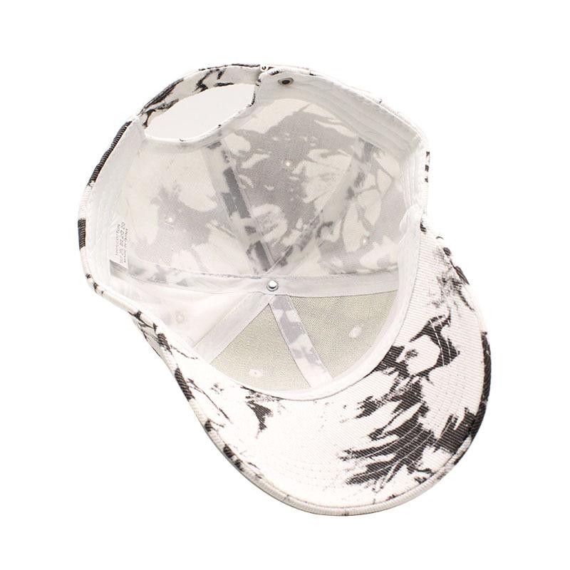 New tie-dye baseball cap men's and women's fashion trend cap spring and summer outdoor leisure visor