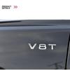 1.8T 2.0T 3.0T V6T V8T ABS badge stickers car rear trunk displacement decoration label