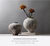 Modern Minimalist Retro Wabi-Sabi Zen Pottery Vase - Large Ceramic Decor for Home or Hotel