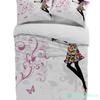 Forest Fairy Flower Butterfly Girl Duvet Cover With Pillow Case Custom 3pcs Bedding Set Quilt Cover Double Bed Home Textile
