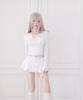 Chelikwili Corset Bubble Skort - White