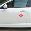 Red Lip Kiss Stickers Car Styling for Auto Car Bumper Window Vinyl Decal Sticker Decals DIY Decor 8x4cm Sexy Car Accessories