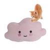 3 pcs White Finish Squeaky Pet Toy Crystal Soft Plush Cat Plush Plaything  Household Cats