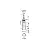 Tajima BS21L-12K 12-sided replaceable bit socket for impact drivers, 21mm, 1 piece