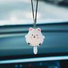 Cat Charm For Car Cute Kitten Car Rearview Pendant Car Rearview Pendant Decoration Car Hangable Resin Kitten Accessories