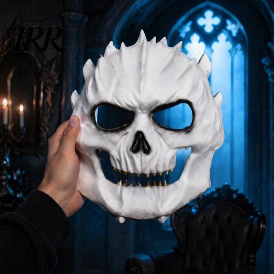 Breathable Halloween Mask Horror Skull Foam Mask, Creepy Full Face Spooky Party Masquerade for Adult, Cosplay Costume Accessories