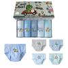Boys' Cartoon Dinosaur Cotton Underwear, 5-Pack - Breathable, Comfortable, Skin-Friendly