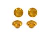 POSH 001822-04 Motorcycle Goods Cap Bolt Cover for NASA Type M6 Gold General Purpose