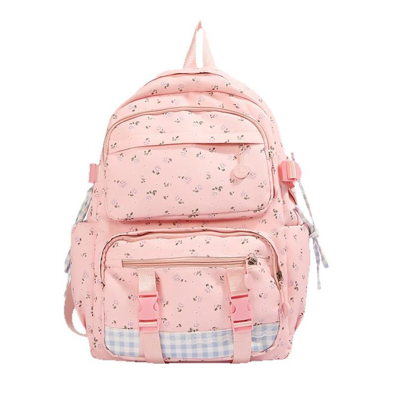 Schultasche Großhandel süßer Mädchen Bärenaufdruck Schultasche Grundschule Mittelschule Rucksack frisch und süß Rucksack mit großer Kapazität
