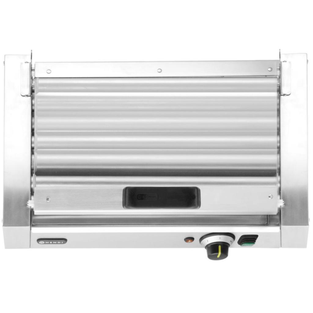 Podgrzewacz Rolkowy Do Parówek Hot-dogów Z Pokrywą 7 Rolek 45 Cm 620 W