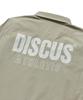 Discus Athletic Letter Logo Coach Jacket Sand Beige